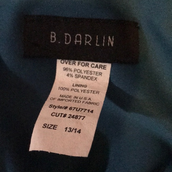 Blue Green Dress - Picture 3 of 4